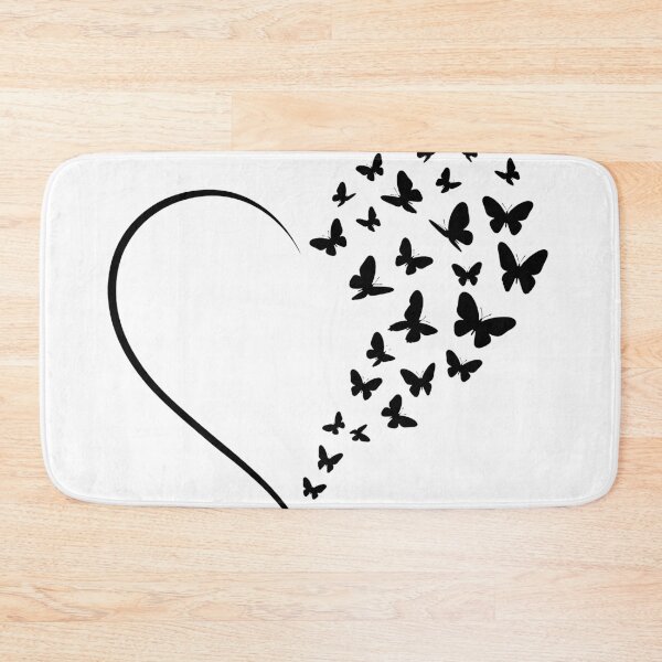 Item preview, Black butterfly heart designed and sold by RICAMTP.