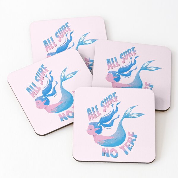 Item preview, Trans Mermaid All Surf No Terf designed and sold by humnoo.