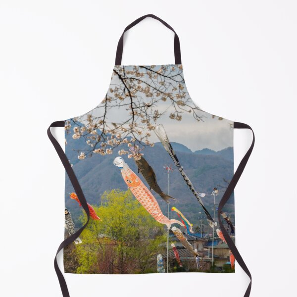 Item preview, Koinobori & Sakura: Carp Streamers and Cherry Blossoms at Firefly Waterway Park designed and sold by Pix4Japan.