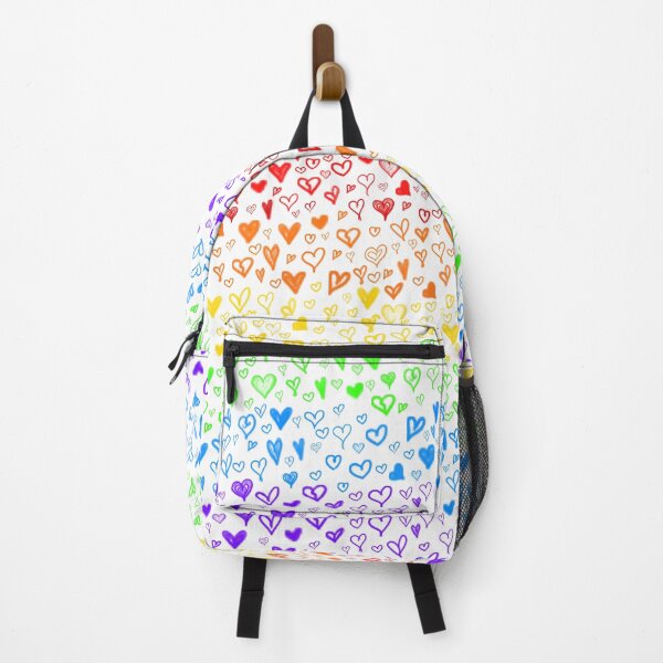 Item preview, Rainbow Hearts (Seamless Transparent Edition) designed and sold by IKDG.