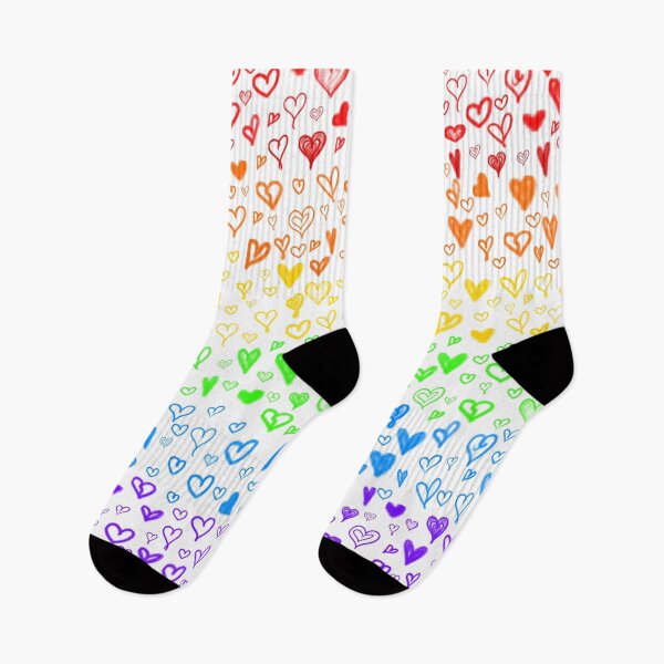 Item preview, Rainbow Hearts (Seamless Transparent Edition) designed and sold by IKDG.