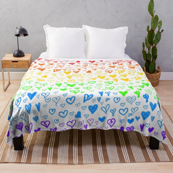 Item preview, Rainbow Hearts (Seamless Transparent Edition) designed and sold by IKDG.