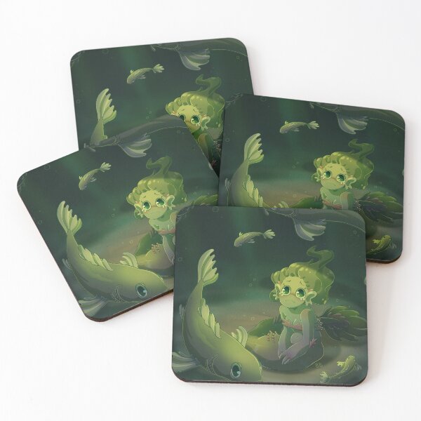 Item preview, The Lonely Mermaid designed and sold by BubbiBrownie.