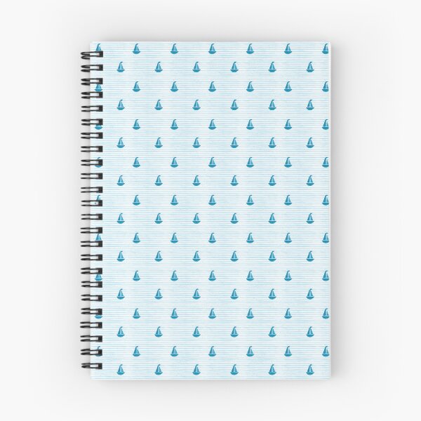 Item preview, Sailboat nautical blue design pattern, water and navy design. designed and sold by jancajiravova.