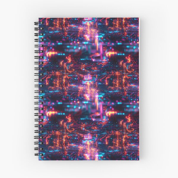 Item preview, Light Synapses Abstract Neural Network designed and sold by MidArtForge.