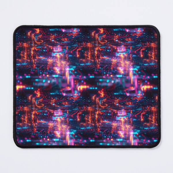 Item preview, Light Synapses Abstract Neural Network designed and sold by MidArtForge.