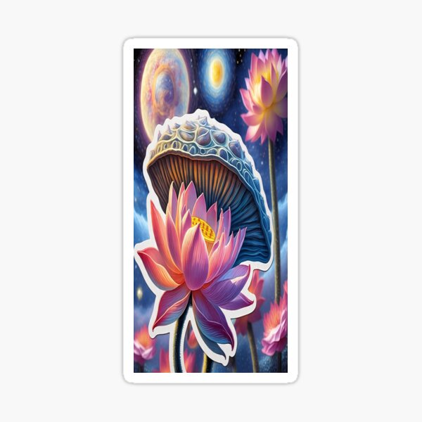 Item preview, Lotus flowers and very large pods designed and sold by Billiard6163.