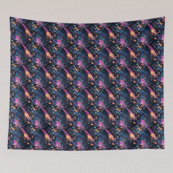 Item preview, Light Synapses Abstract Neural Network designed and sold by MidArtForge.