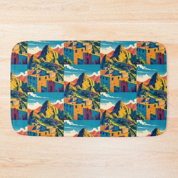 Item preview, Machu Picchu Peru Vintage Travel Tourism designed and sold by TravelersGems.