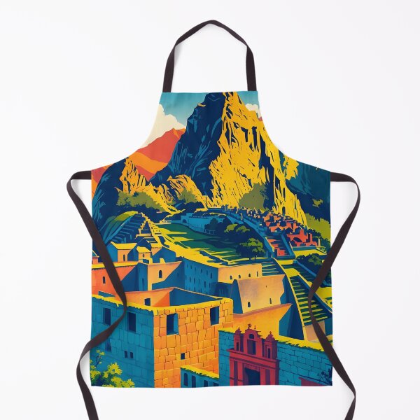 Item preview, Machu Picchu Peru Vintage Travel Tourism designed and sold by TravelersGems.
