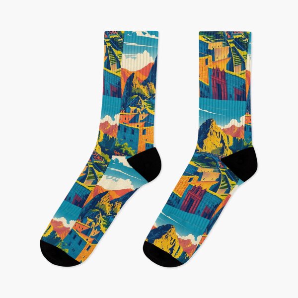 Item preview, Machu Picchu Peru Vintage Travel Tourism designed and sold by TravelersGems.