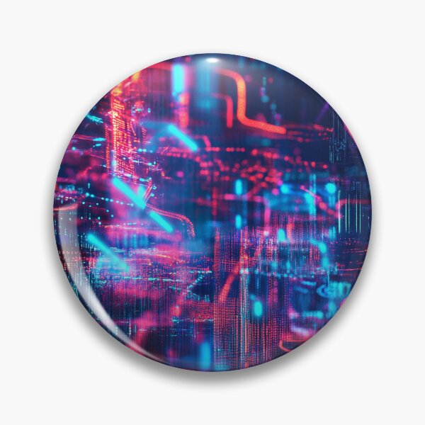 Item preview, Light Synapses Abstract Neural Network designed and sold by MidArtForge.