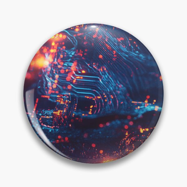 Item preview, Light Synapses Abstract Neural Network designed and sold by MidArtForge.