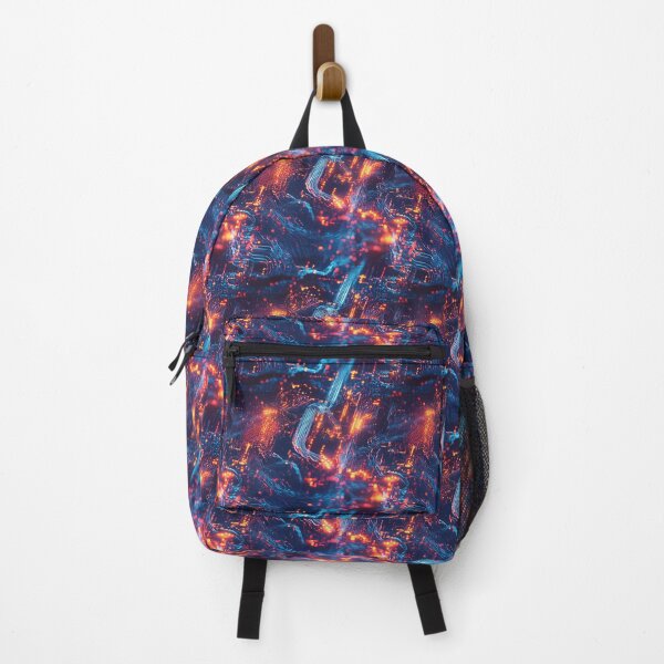 Item preview, Light Synapses Abstract Neural Network designed and sold by MidArtForge.