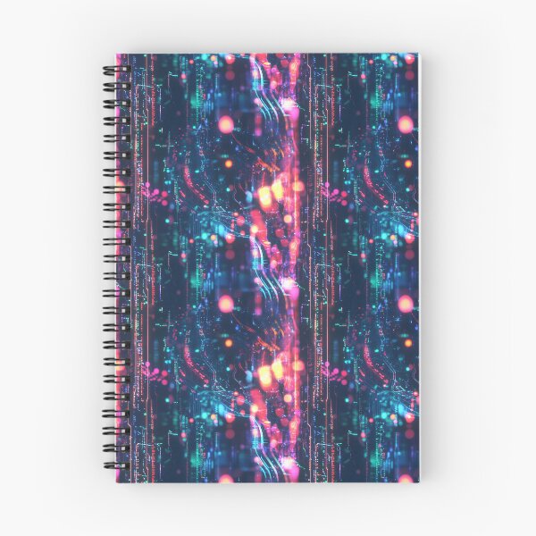 Item preview, Light Synapses Abstract Neural Network designed and sold by MidArtForge.