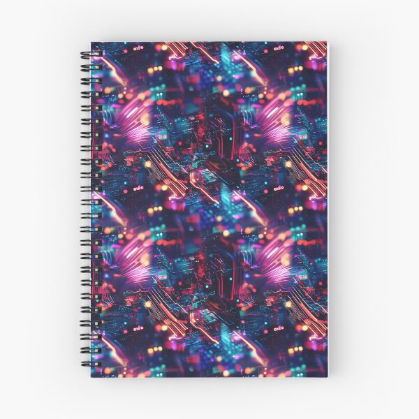 Item preview, Light Synapses Abstract Neural Network designed and sold by MidArtForge.