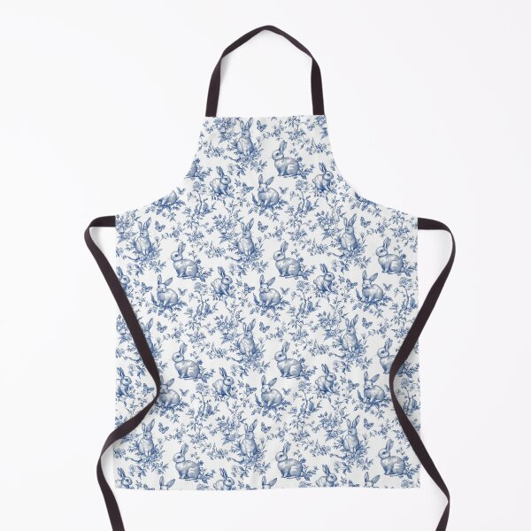 Item preview, Blue Bunny Toile Print designed and sold by SezzyDesigns.