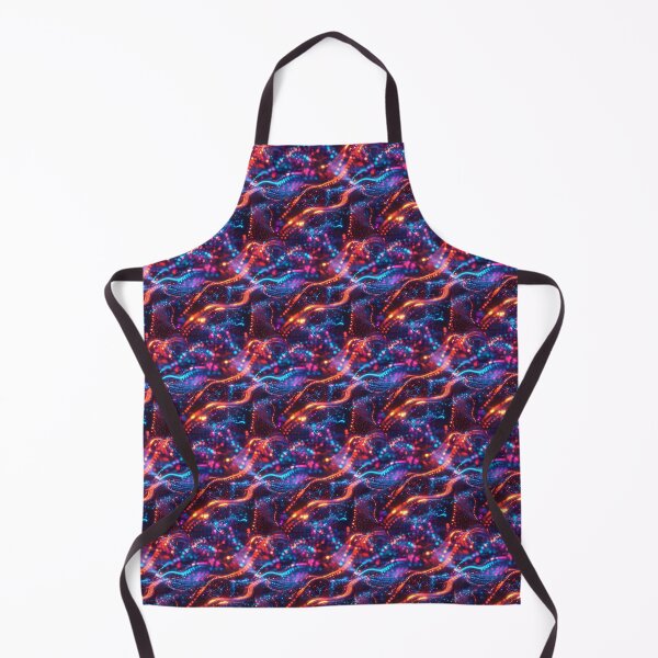 Item preview, Light Synapses Abstract Neural Network designed and sold by MidArtForge.