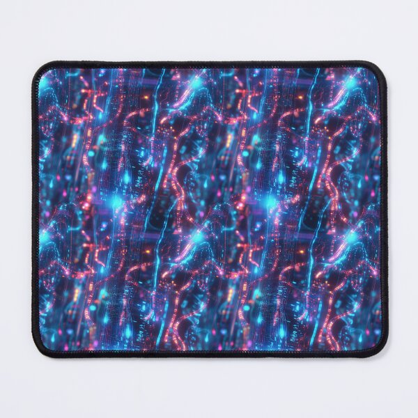 Item preview, Light Synapses Abstract Neural Network designed and sold by MidArtForge.