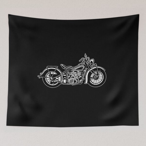 Item preview, Chopper / motorcycle 03_weiß designed and sold by RollOn.
