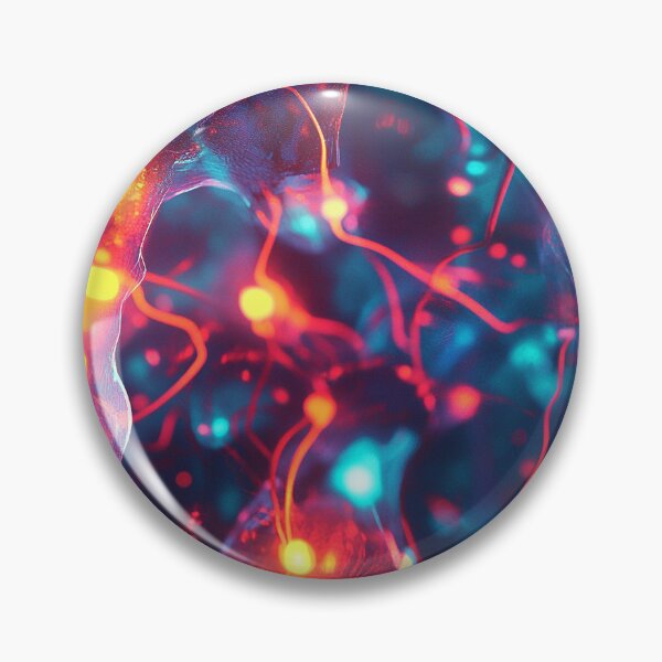 Item preview, Light Synapses Abstract Neural Network designed and sold by MidArtForge.