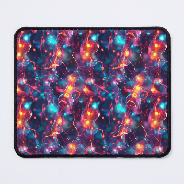 Item preview, Light Synapses Abstract Neural Network designed and sold by MidArtForge.