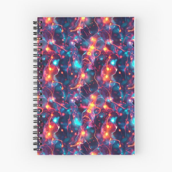 Item preview, Light Synapses Abstract Neural Network designed and sold by MidArtForge.