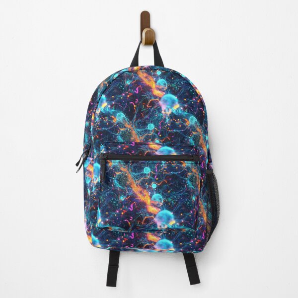 Item preview, Light Synapses Abstract Neural Network designed and sold by MidArtForge.