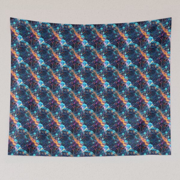 Item preview, Light Synapses Abstract Neural Network designed and sold by MidArtForge.