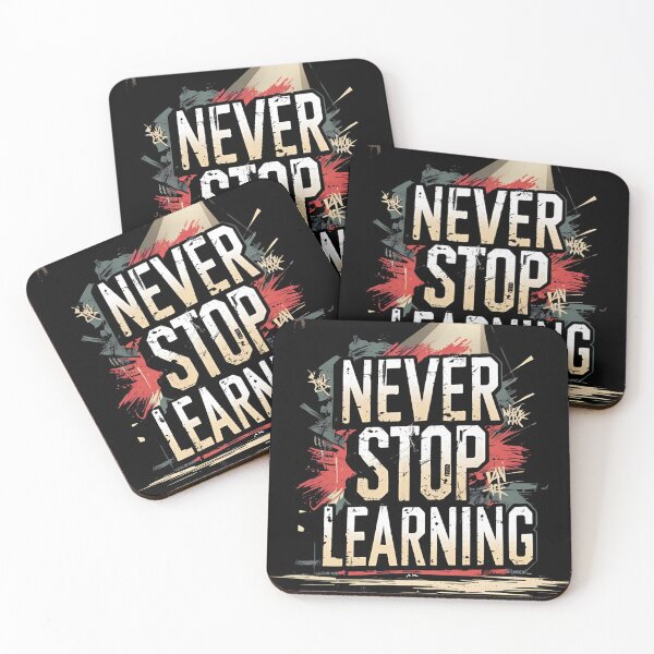 Item preview, Never stop learning designed and sold by whatthefoxsays.