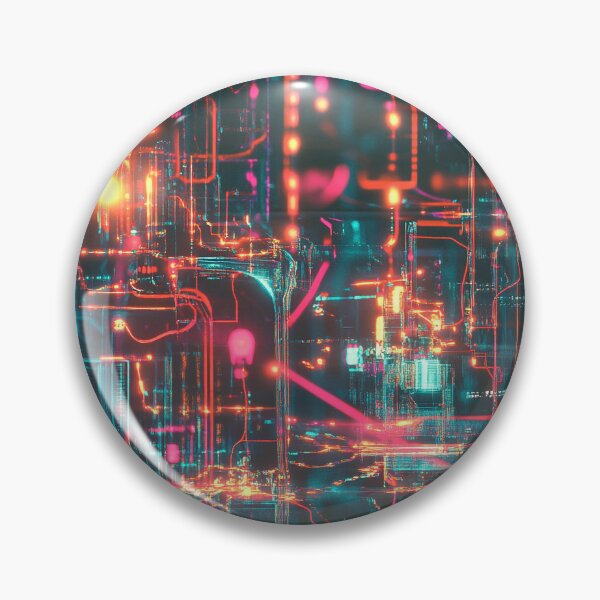 Item preview, Light Synapses Abstract Neural Network designed and sold by MidArtForge.