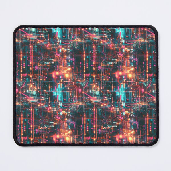 Item preview, Light Synapses Abstract Neural Network designed and sold by MidArtForge.