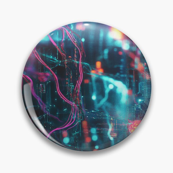 Item preview, Light Synapses Abstract Neural Network designed and sold by MidArtForge.
