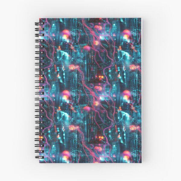 Item preview, Light Synapses Abstract Neural Network designed and sold by MidArtForge.