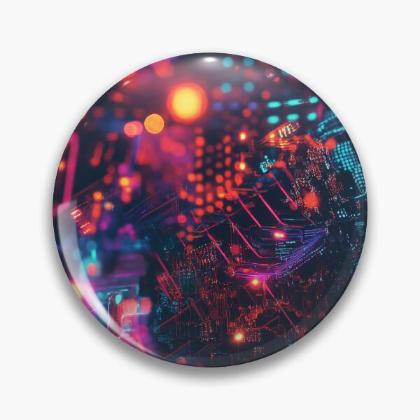 Item preview, Light Synapses Abstract Neural Network designed and sold by MidArtForge.