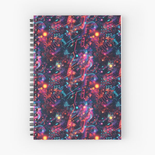 Item preview, Light Synapses Abstract Neural Network designed and sold by MidArtForge.
