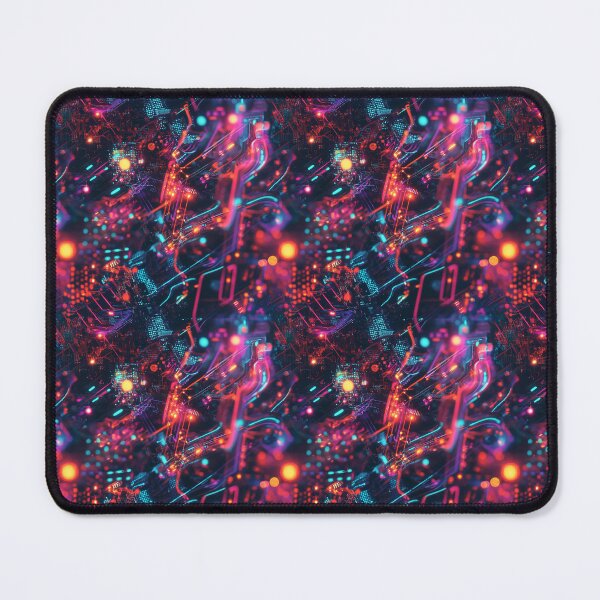 Item preview, Light Synapses Abstract Neural Network designed and sold by MidArtForge.