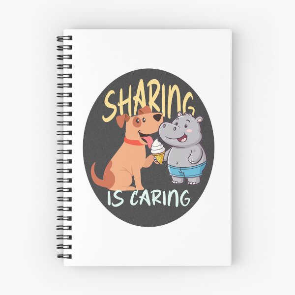 Item preview, Sharing Is Caring Quote Design – Kindness Message with Wholesome Positive Vibes designed and sold by ArtsyExplorer.