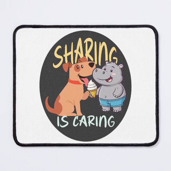 Item preview, Sharing Is Caring Quote Design – Kindness Message with Wholesome Positive Vibes designed and sold by ArtsyExplorer.