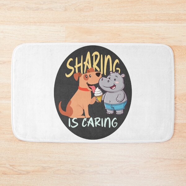 Item preview, Sharing Is Caring Quote Design – Kindness Message with Wholesome Positive Vibes designed and sold by ArtsyExplorer.