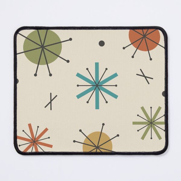 Item preview, Retro Atomic Planets Starbursts Multicolored designed and sold by thepixelgarden.