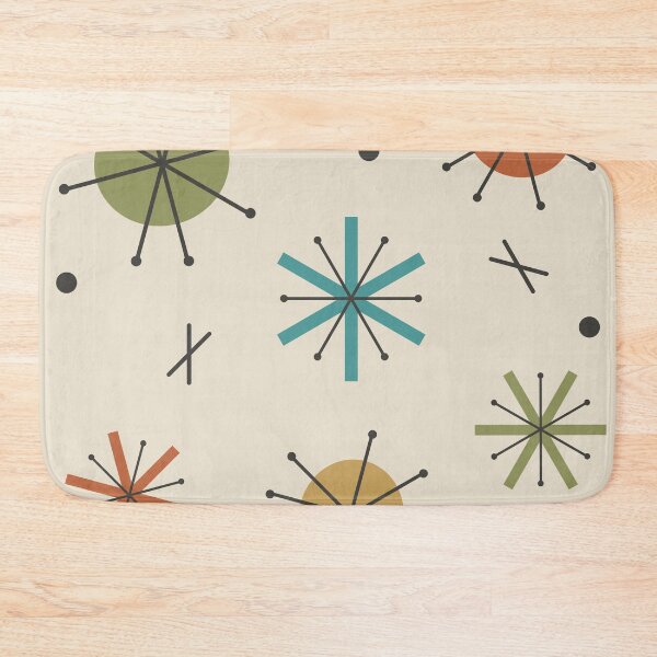 Item preview, Retro Atomic Planets Starbursts Multicolored designed and sold by thepixelgarden.