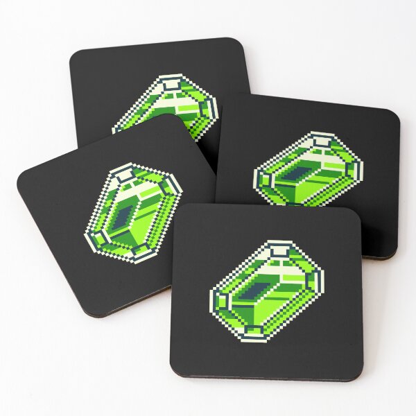 Item preview, Pixel Emerald designed and sold by MitigatedPixel.