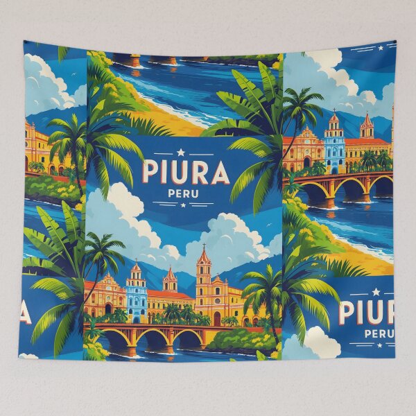 Item preview, Piura Peru Vintage Travel Tourism designed and sold by TravelersGems.
