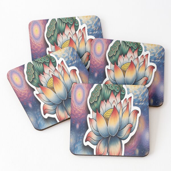 Item preview, Lotus flower and three pods designed and sold by Billiard6163.