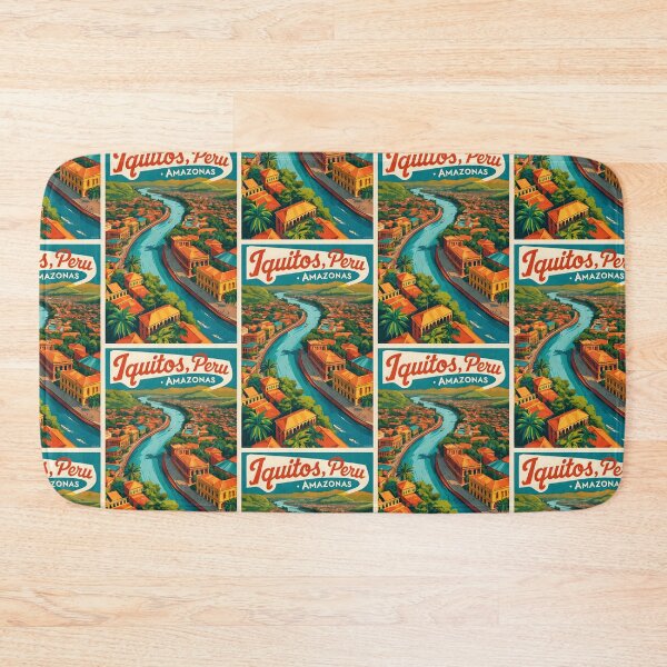 Item preview, Iquitos Peru Vintage Travel Tourism designed and sold by TravelersGems.
