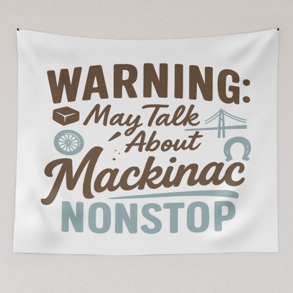 Item preview, Mackinac Obsessed: No Cars, Just Conversations designed and sold by Globalcitytees.