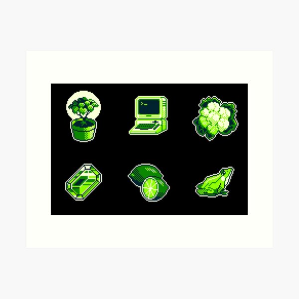 Item preview, Emerald Palette Pixel Set designed and sold by MitigatedPixel.