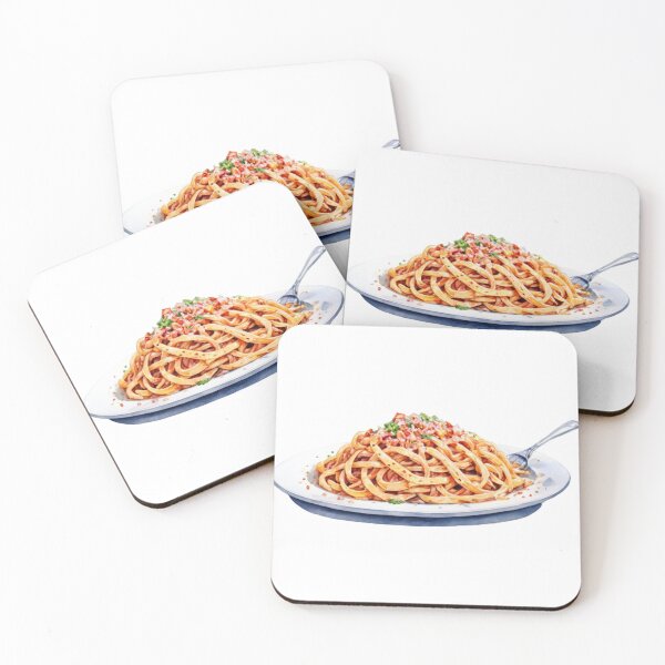 Item preview, Plate of Spaghetti with Tomato Sauce and Garnished Herbs designed and sold by Creative88Art.