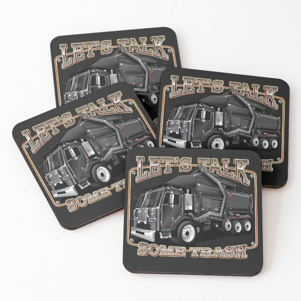 Item preview, Let's Talk Some Trash Front Loader designed and sold by The Trash Talking Shop.